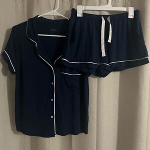 Stars Above Navy Pajama Short Set
